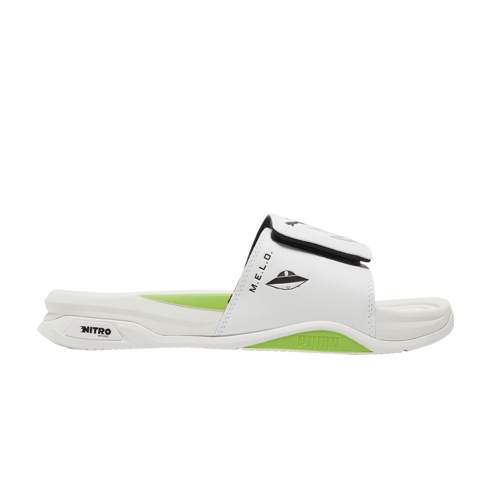 LaMelo Ball x Puma Dream Nitro MB.02 Slide 'White Green Glare'