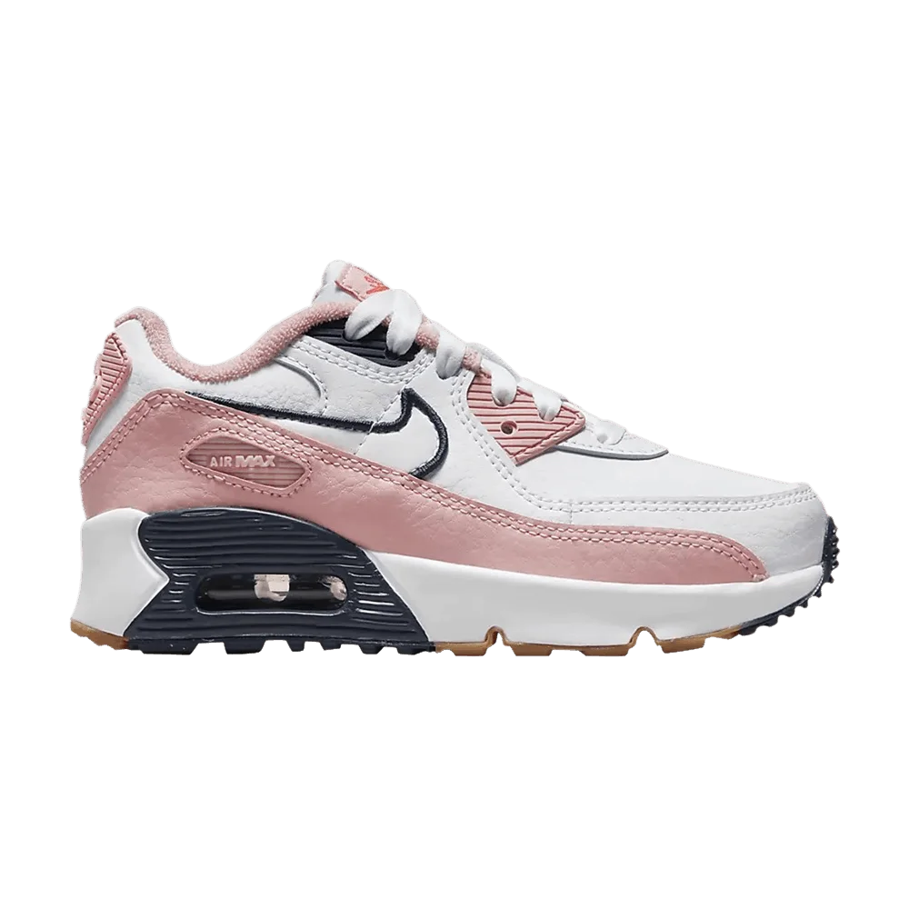 Кроссовки Nike Air Max 90 SE PS 'White Pink Glaze Gum'