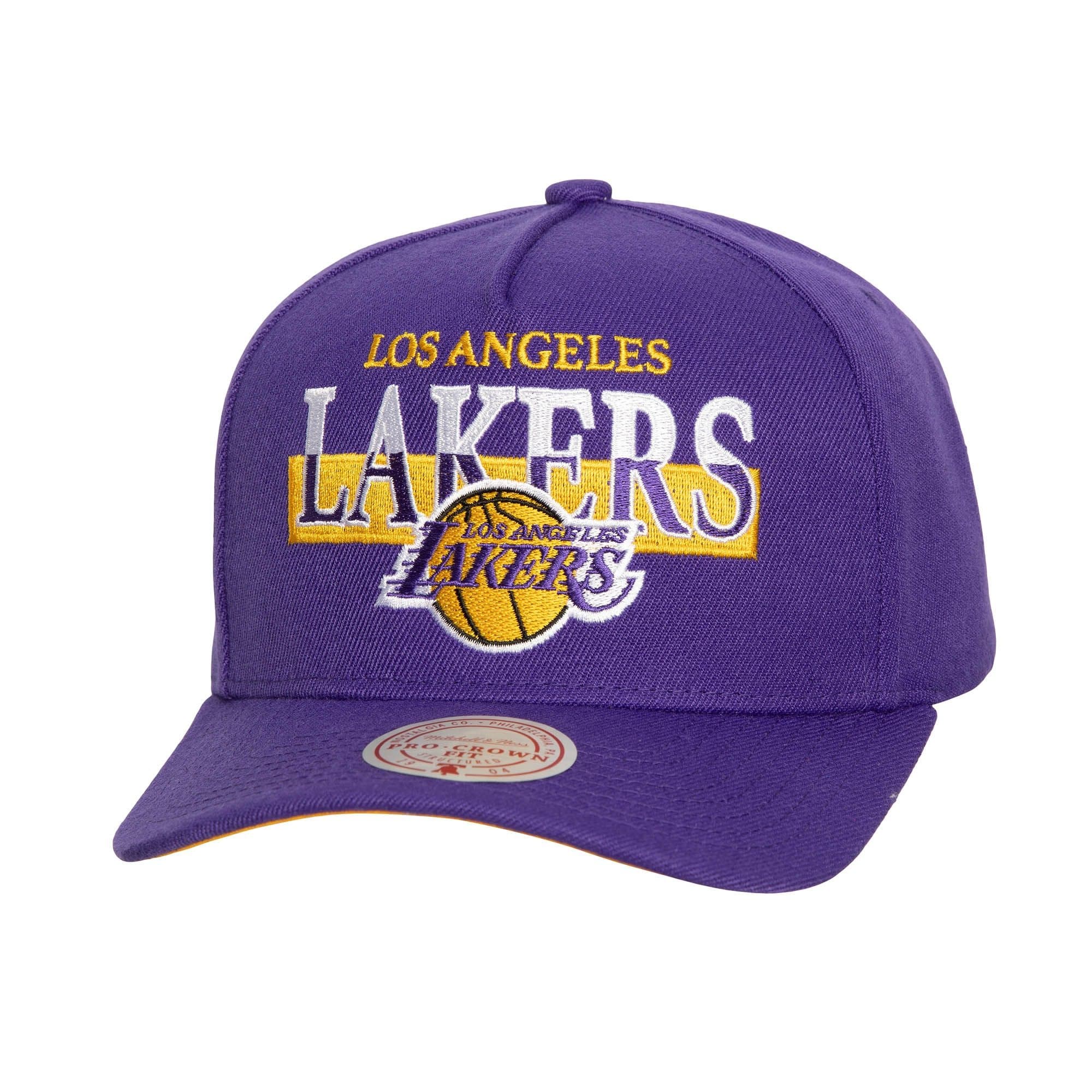Бейсболка Mitchell & Ness Panorec Pro Snapback Los Angeles Lakers Hat