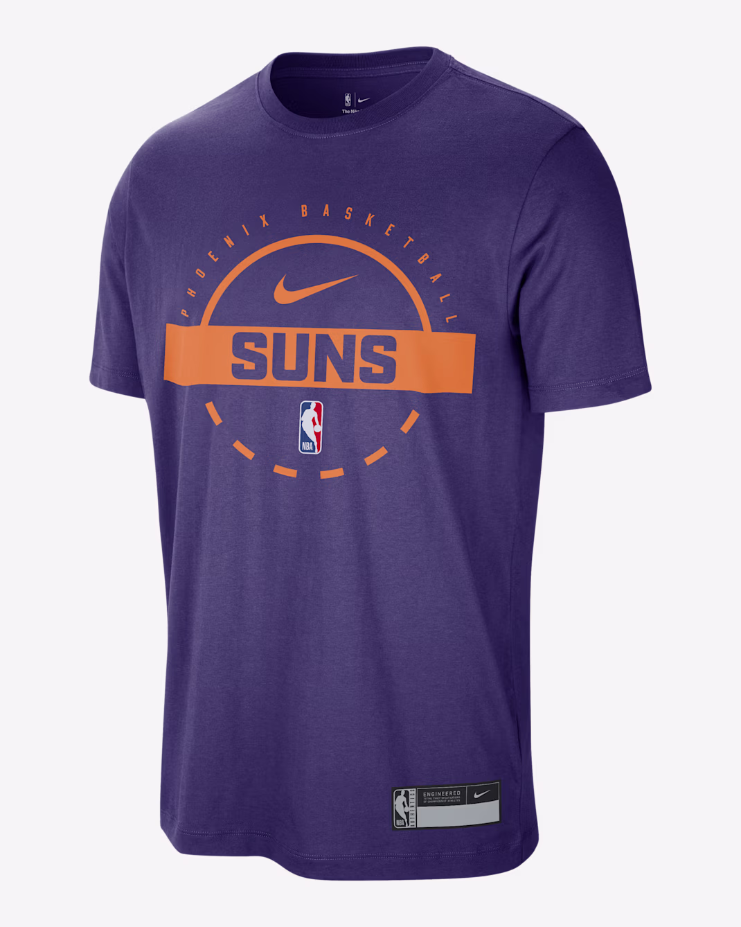 Мужская тренировочная футболка Nike NBA Phoenix Suns Authentics Tee New Orchid