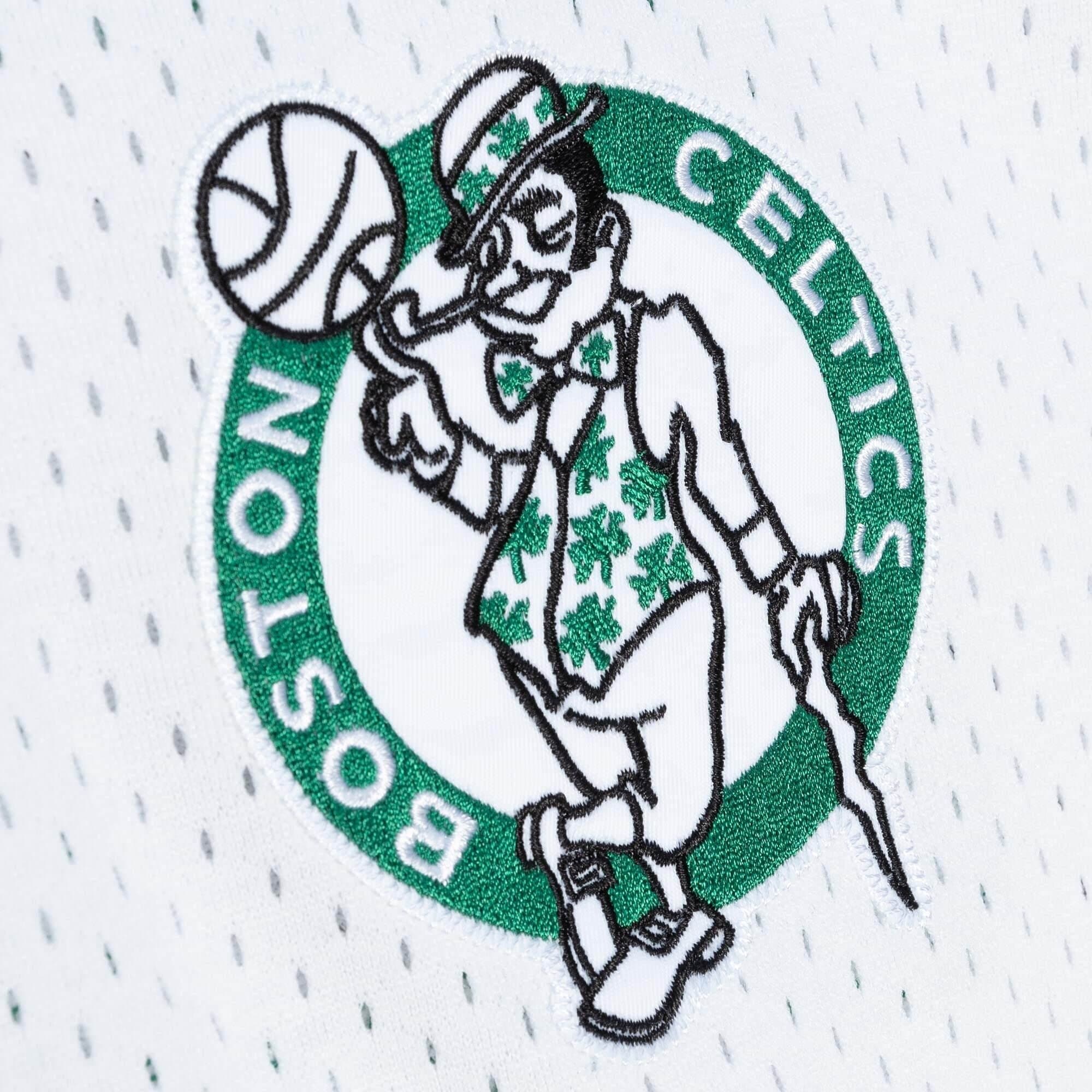 Футболка Mitchell & Ness Fashion Mesh V-Neck Boston Celtics White T-Shirt