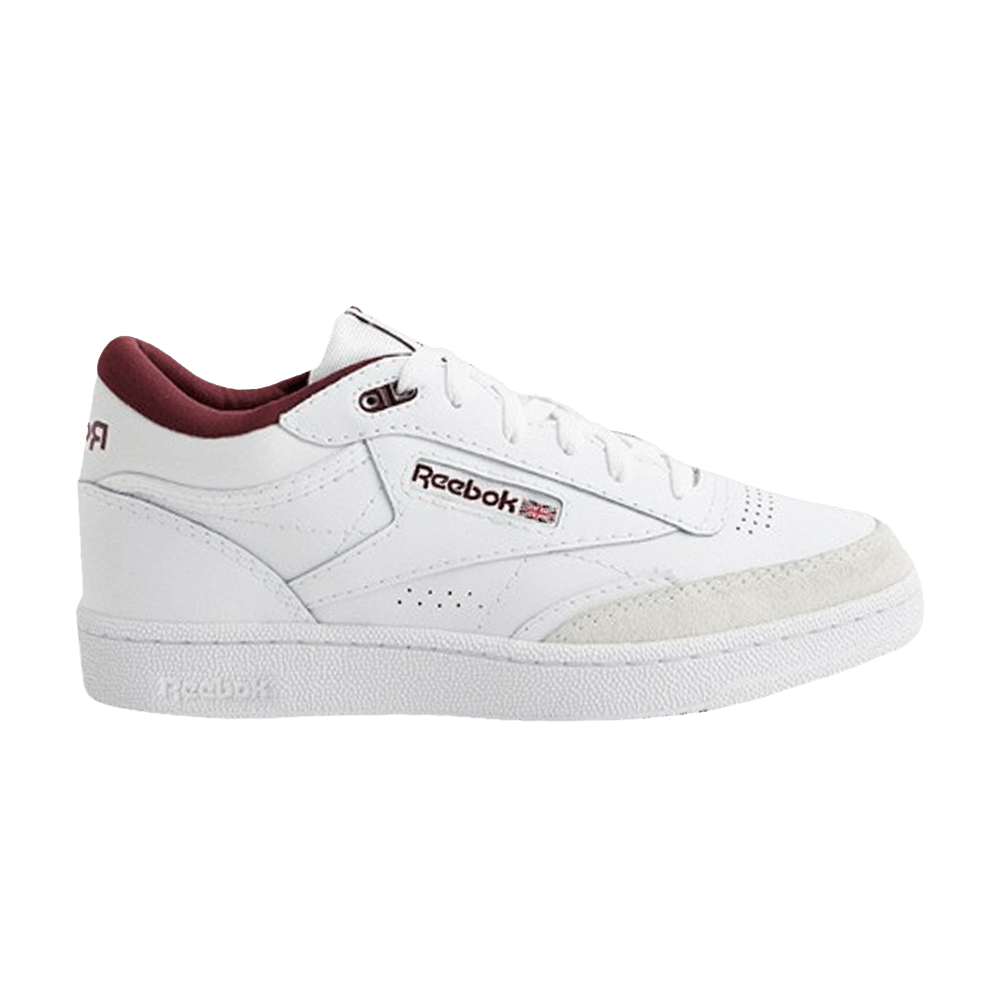 Кроссовки Reebok Club C Mid 2 'White Classic Maroon'