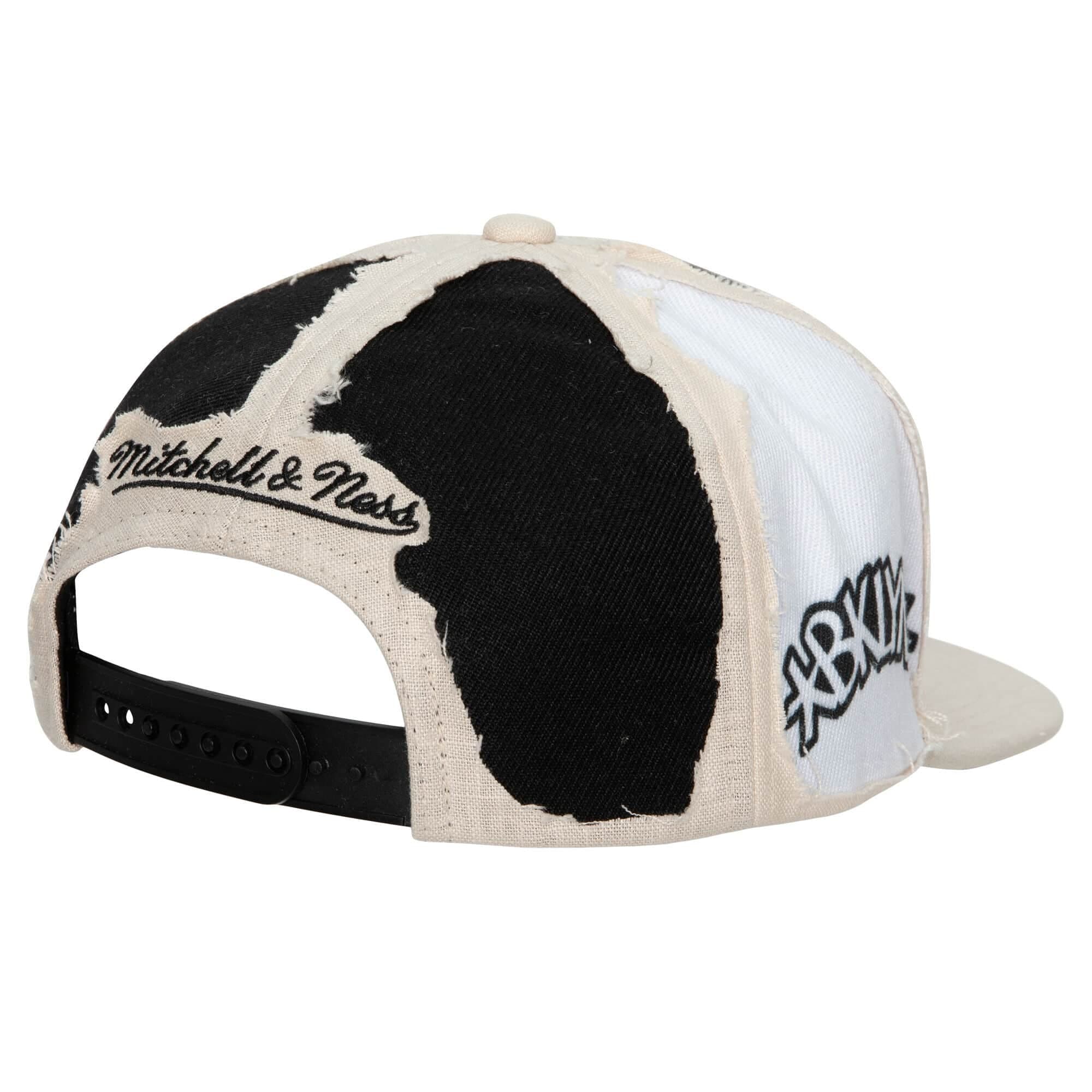 Бейсболка Mitchell & Ness Cut Away Snapback Brooklyn Nets Hat