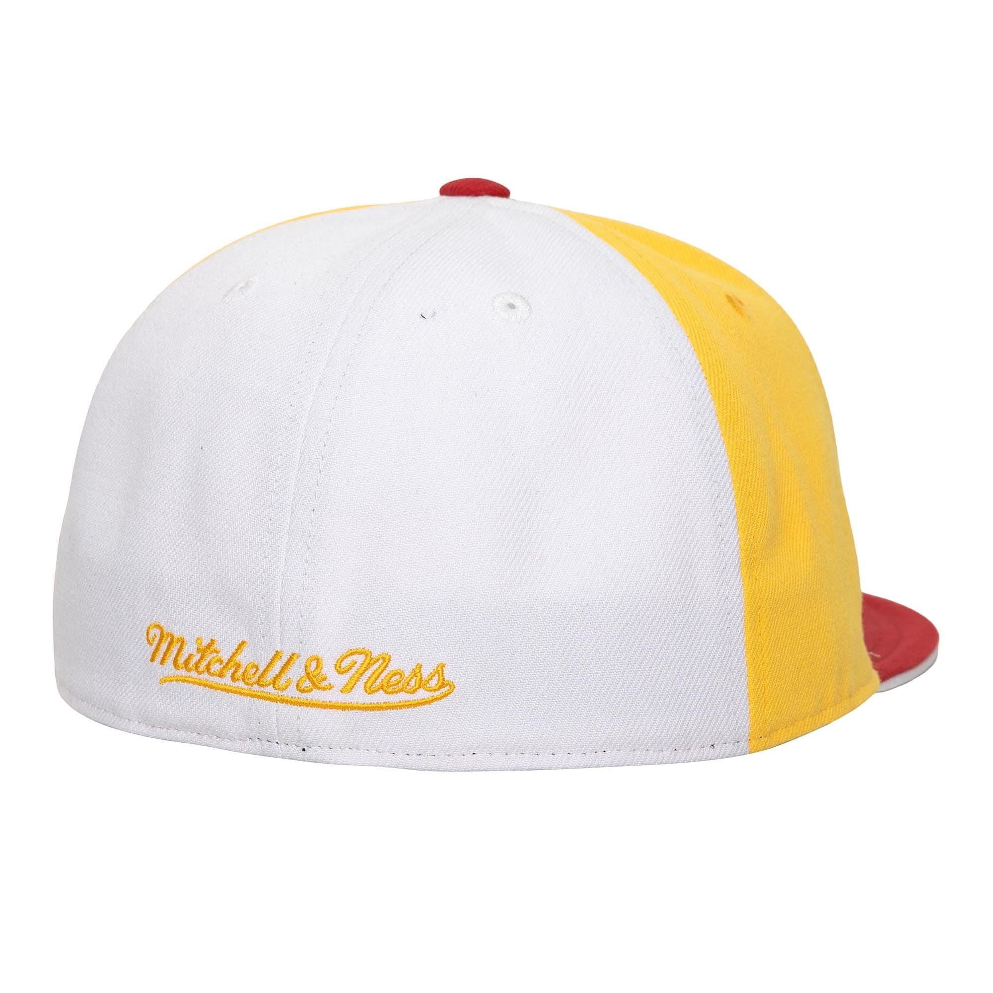 Бейсболка Mitchell & Ness Pipe Down Fitted HWC Houston Rockets Hat