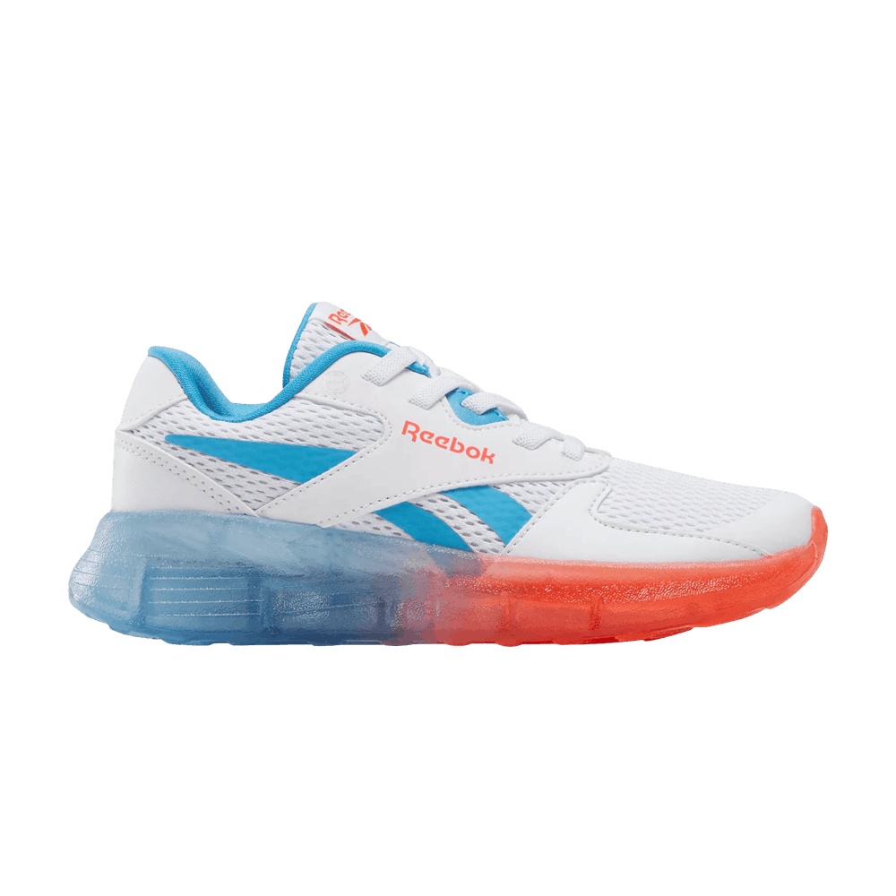 Кроссовки Reebok Zig N' Glow 2 Elastic Lace Little Kid 'White Energy Red Always Blue'