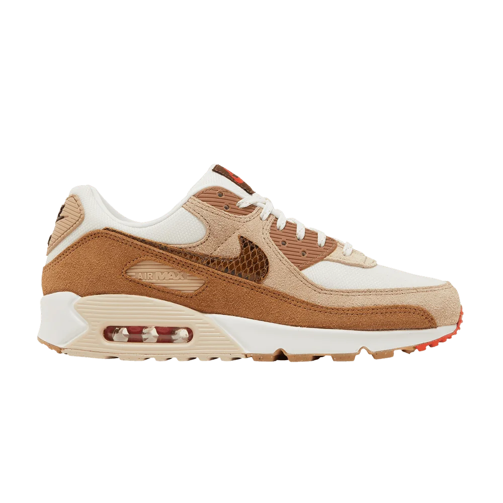Krossovki-Nike-Wmns-Air-Max-90-AMD-Brown-Snakeskin