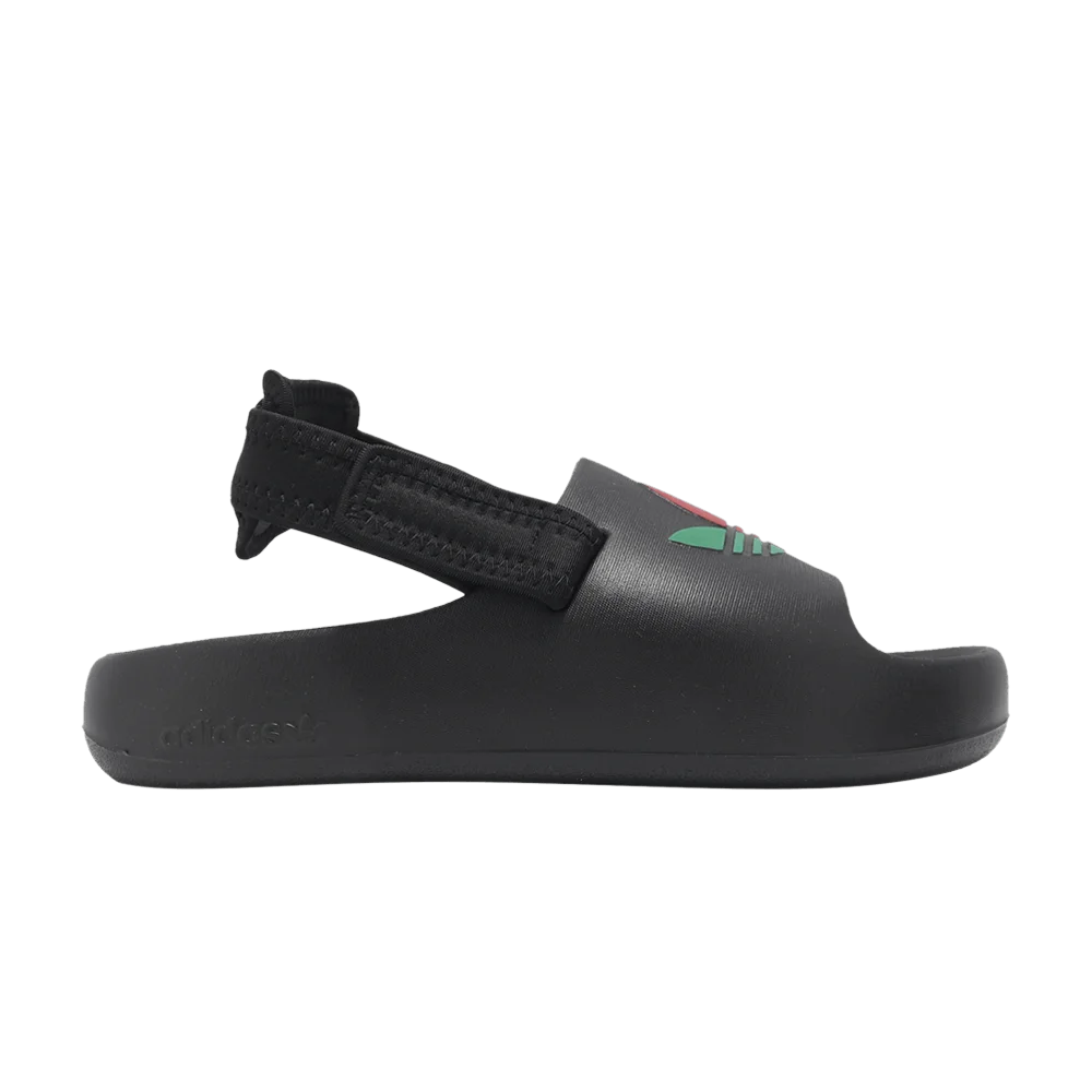 Krossovki-Adidas-adiFOM-Adilette-Slide-J-Black-White-Scarlet