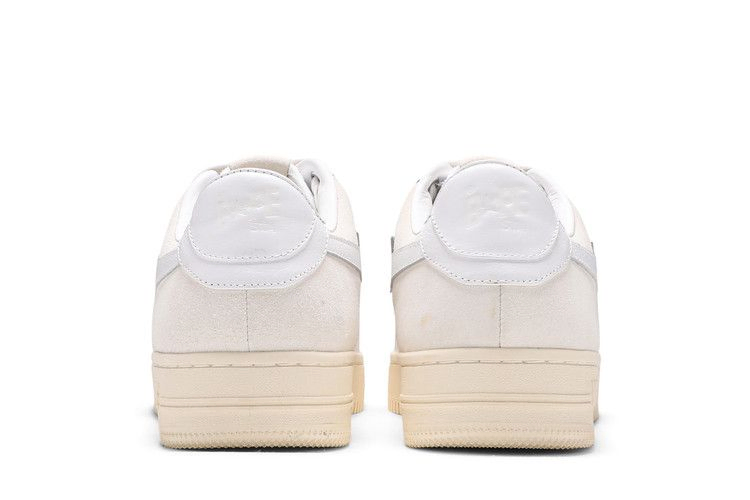 Кроссовки Bapesta Low 'Suede Heel - White'