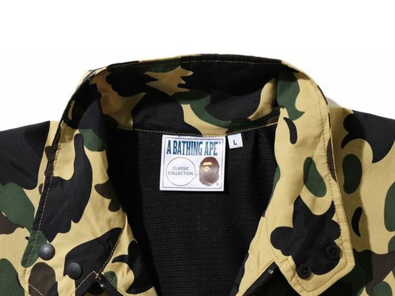 Куртка BAPE 1st Camo Classic Rain Jacket Yellow