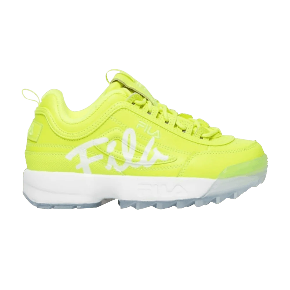 Krossovki-Fila-Disruptor-2-Script-Kids-Safety-Yellow