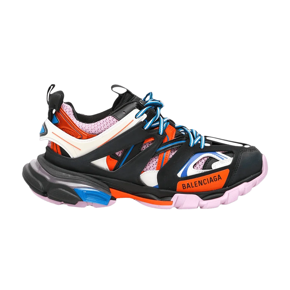 Krossovki-Balenciaga-Wmns-Track-Trainer-Black-Orange-Pink