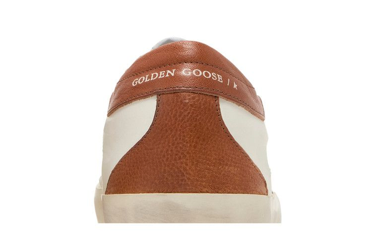 Кроссовки Golden Goose Superstar 'White Brown Blue'