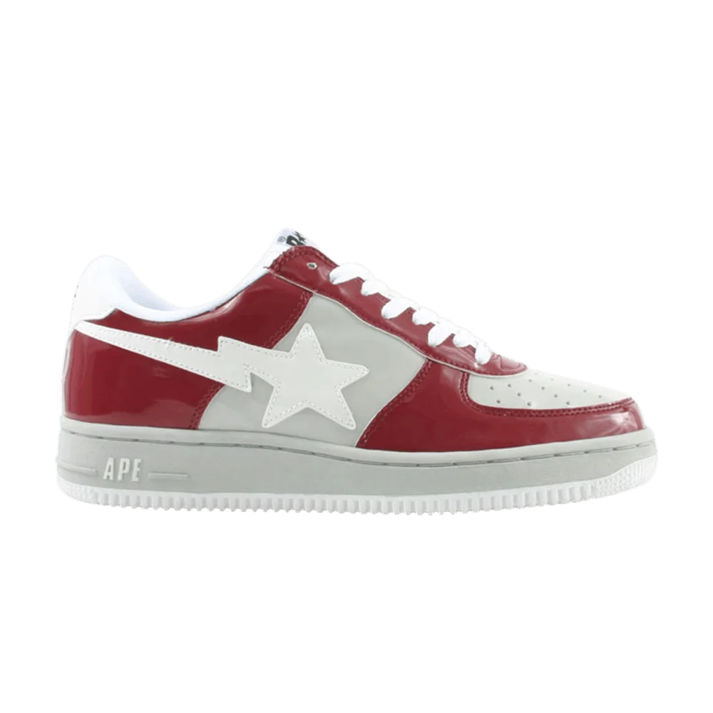 Krossovki-Bapesta-FS-001-Low-Burgundy-Gray