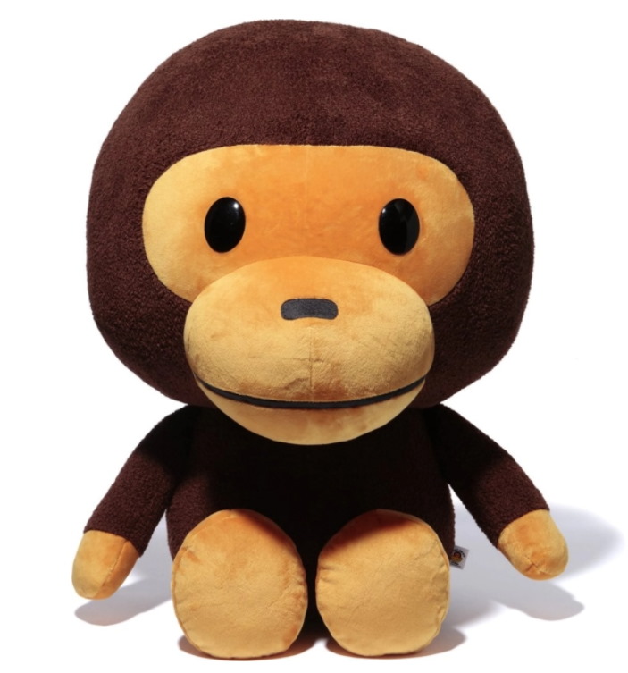 Мягкая игрушка BAPE Plush Doll Xl 80cm Milo Brown