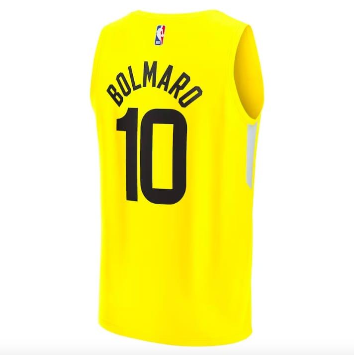 2022-23-Utah-Jazz-10-Leandro-Bolmaro-Fast-Break-Icon-Yellow-Jersey-2