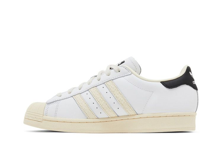 Кроссовки adidas Superstar 'Debossed Stripes - Wonder White Black'