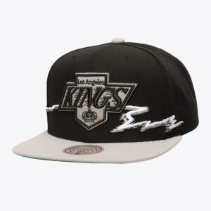 Mitchell-Ness-Black-Los-Angeles-Kings-Life-Line-Snapback-Hat-300x300