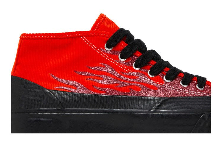 Кроссовки ASAP Nast x Converse Jack Purcell Mid 'Red Flames'