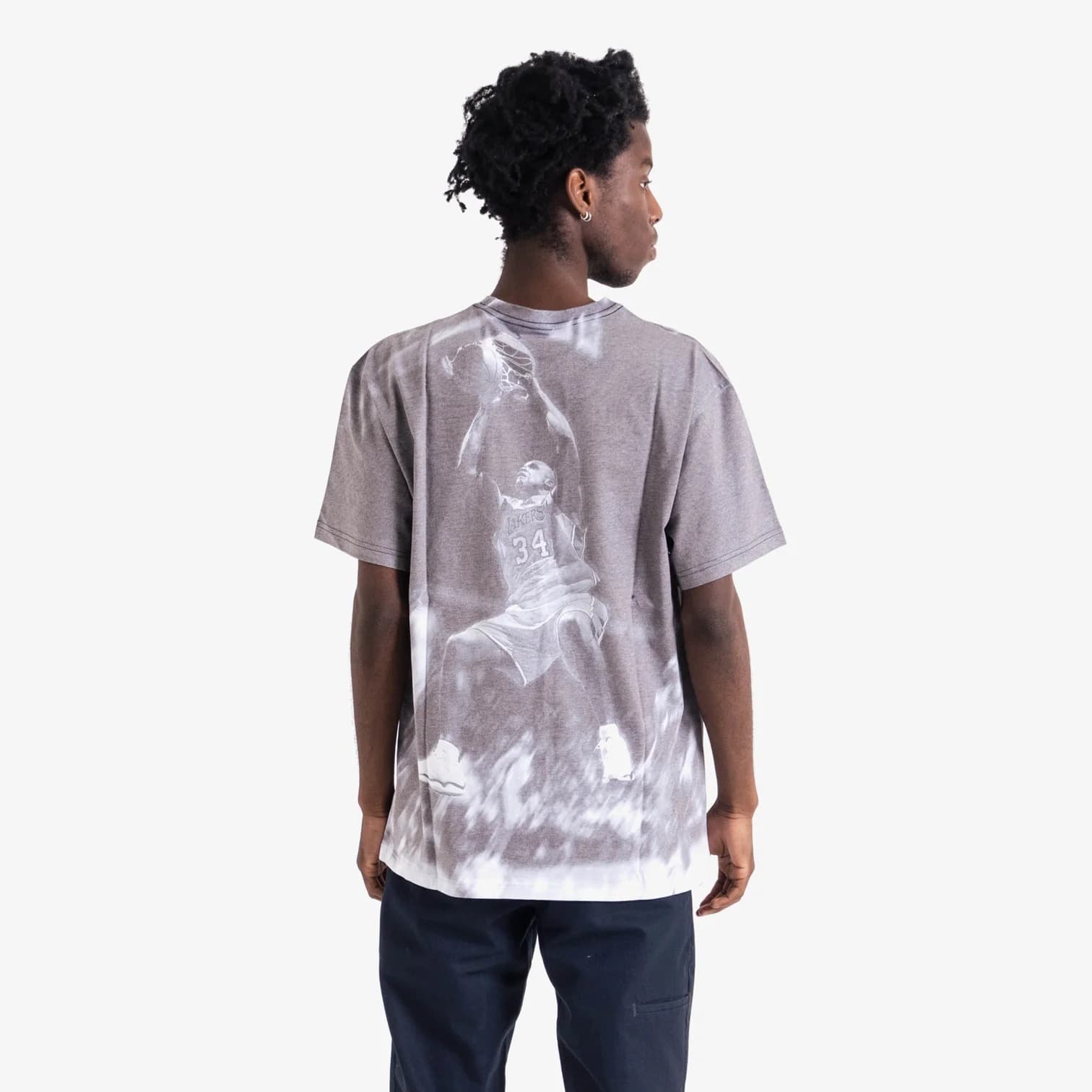 Футболка Mitchell & Ness Shaquille O’Neal Los Angeles Lakers Above The Rim NBA T-Shirt