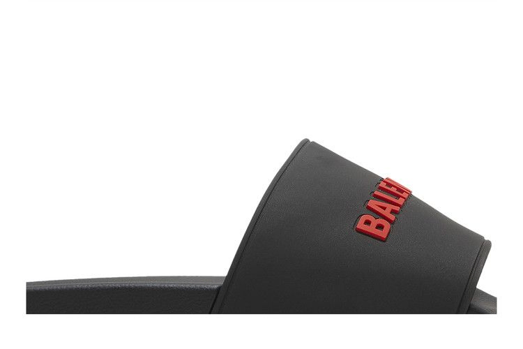 Кроссовки Balenciaga Pool Slides 'Black Red'