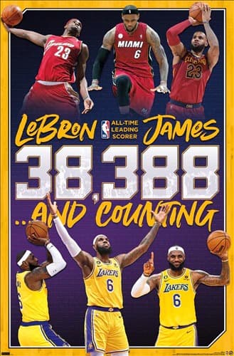 Настенный постер Trends LeBron James All-Time Scoring Leader Wall Poster