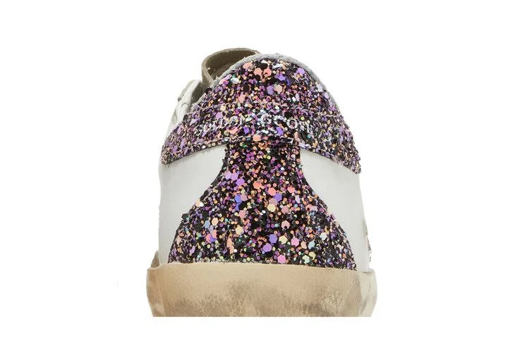 Кроссовки Golden Goose Wmns Superstar 'White Black Glitter'