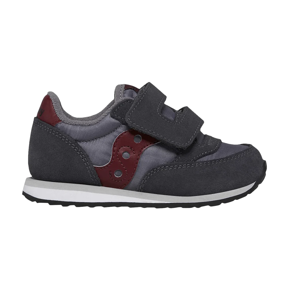 Кроссовки Saucony Jazz Hook & Loop Big Kid 'Grey Dark Red'