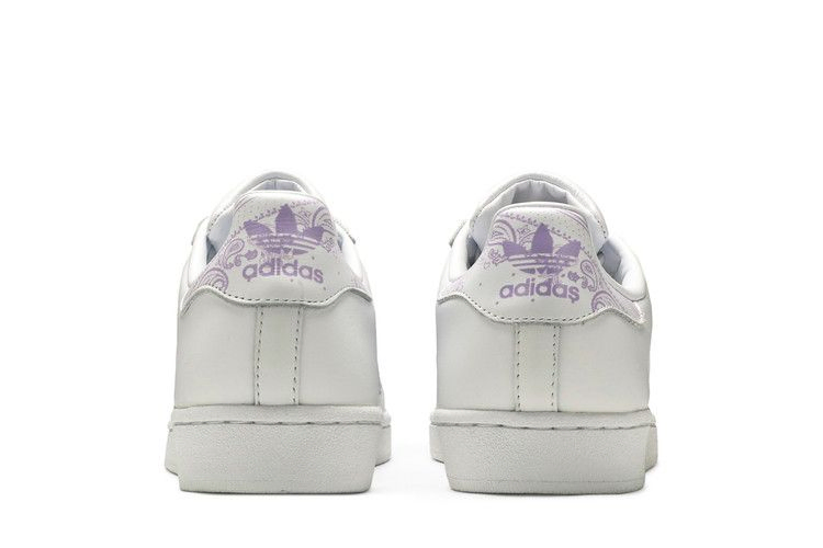 Кроссовки Adidas Superstar 'Paisley - White Purple Glow'