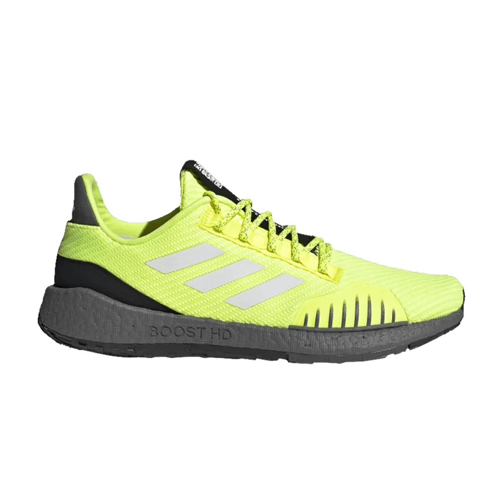 Кроссовки Adidas PulseBoost HD Winter 'Solar Yellow Grey'