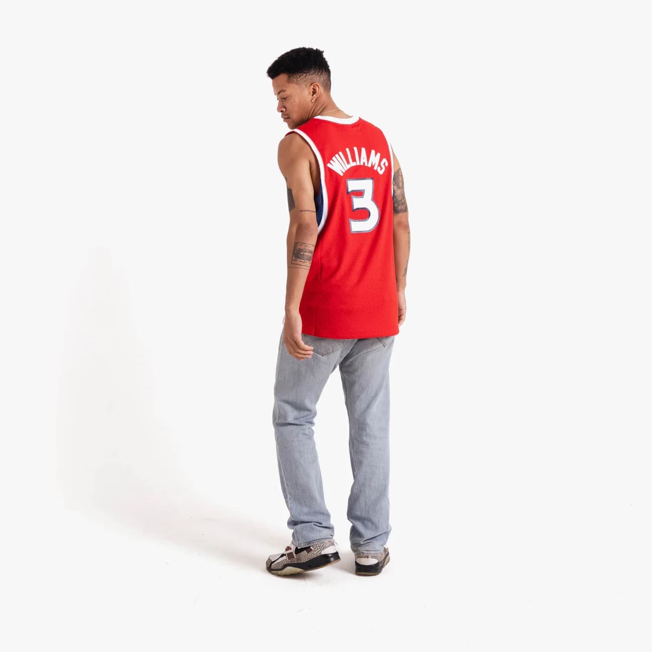 Баскетбольная джерси 2013-14 Atlanta Hawks Lou Williams #3 Swingman Hardwood Classics Red Jersey