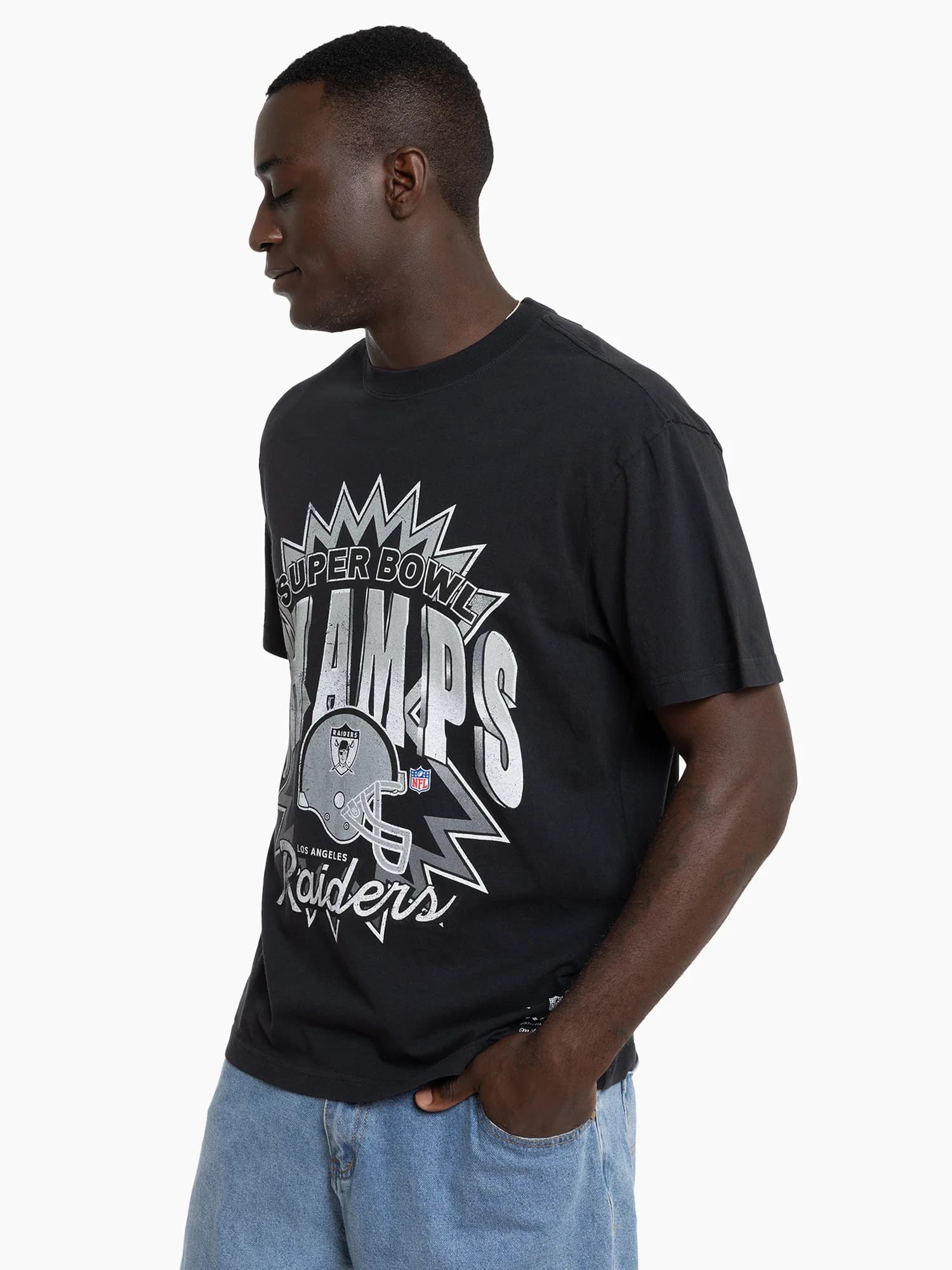 Футболка Mitchell & Ness Los Angeles Raiders Super Bowl Champs Vintage NFL T-Shirt
