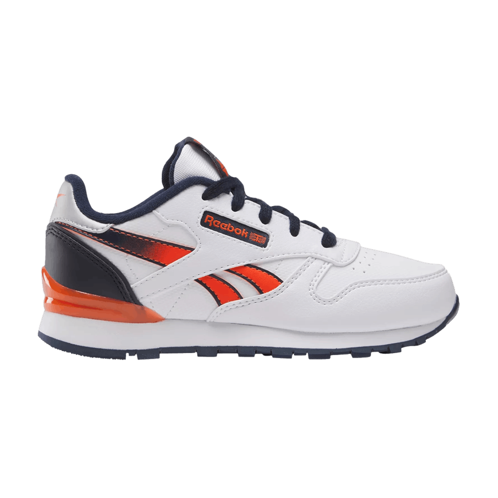 Кроссовки Reebok Classic Leather Step 'n' Flash Little Kid 'White Vector Navy Orange'