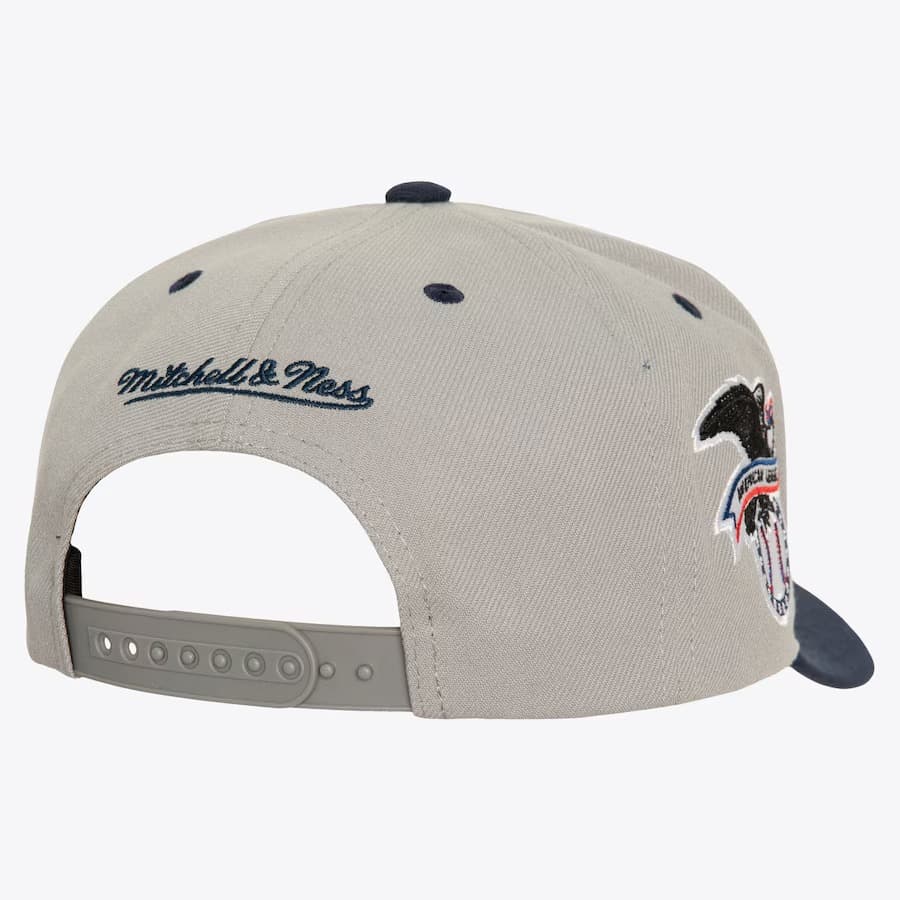 Бейсболка Mitchell & Ness Gray New York Yankees Cooperstown Collection Crown Jewels Pro Snapback Hat