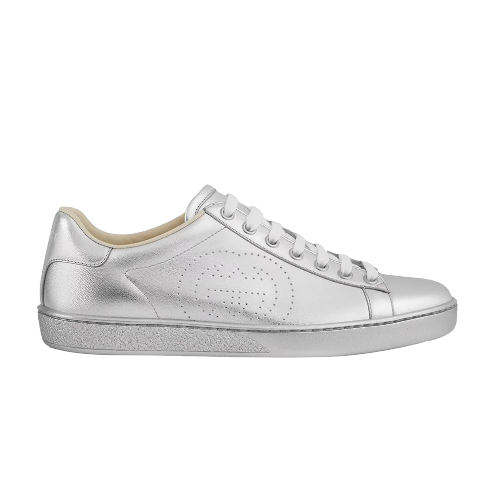 Кроссовки Gucci Wmns Ace 'Metallic Silver'