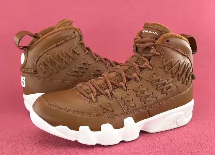Кроссовки Air Jordan 9 Retro Pinnacle 'Baseball Glove Brown'