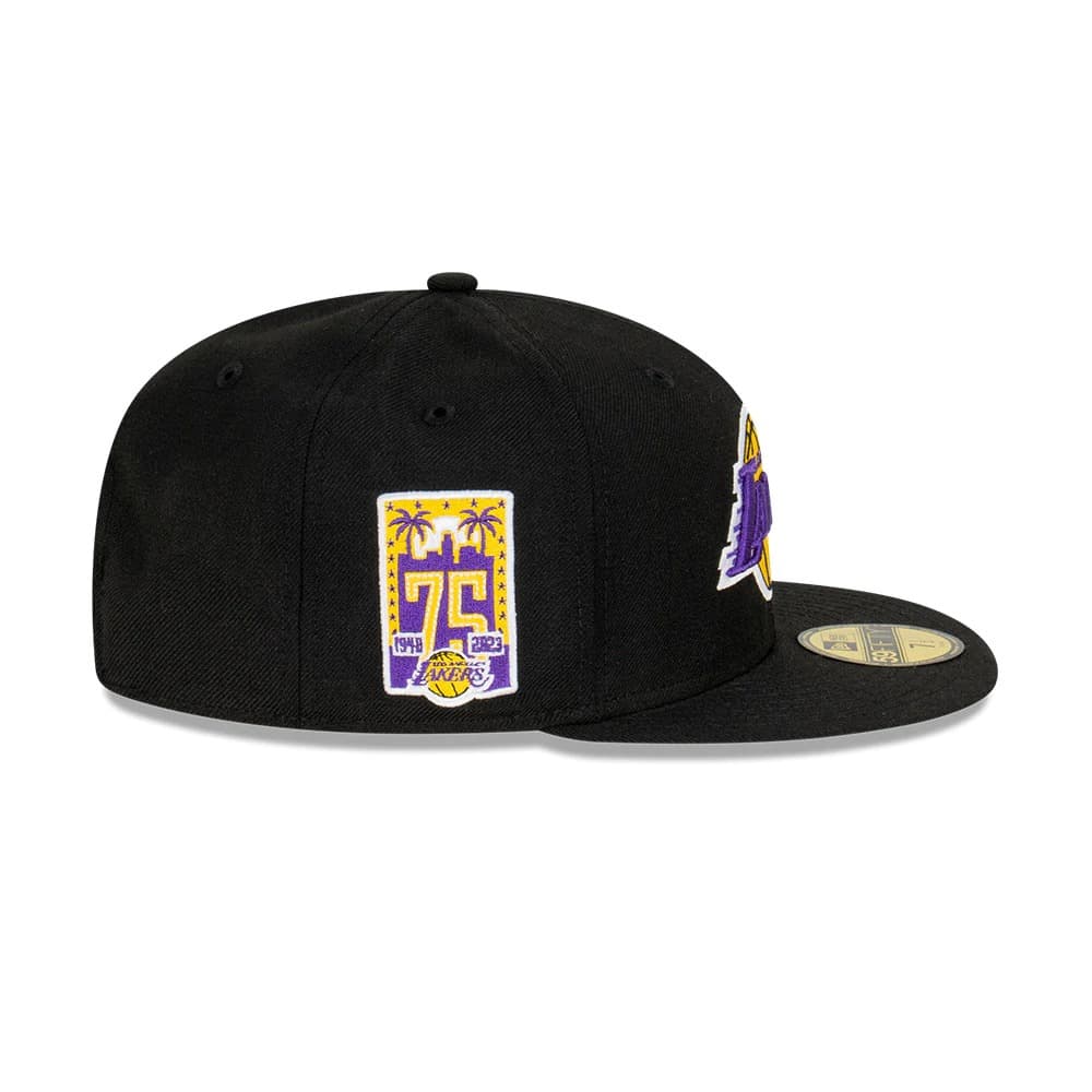Бейсболка New Era Los Angeles Lakers Commemorative 59FIFTY NBA Fitted Hat