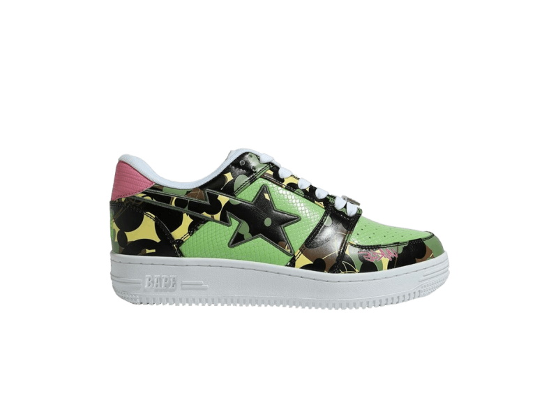 Кроссовки Mo’ Wax x Unkle x A Bathing Ape Bape Bapesta M2 Low Original Headz