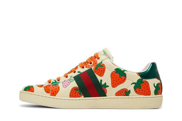 Кроссовки Gucci Wmns Ace 'Strawberry White'