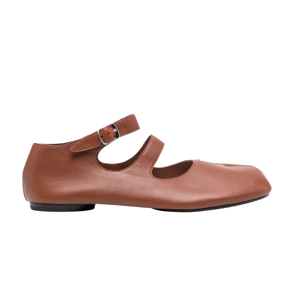 Кроссовки Maison Margiela Wmns Tabi Ballerina Double-Strap Flats 'Nutmeg'