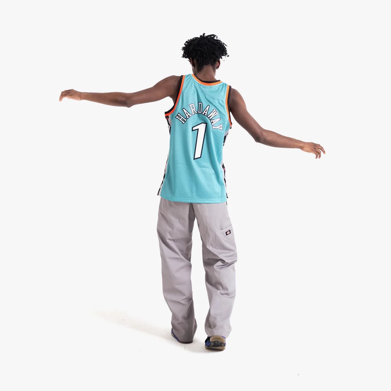 Баскетбольная джерси 1996 All Star Game Penny Hardaway #1 Swingman Hardwood Classics Teal Jersey
