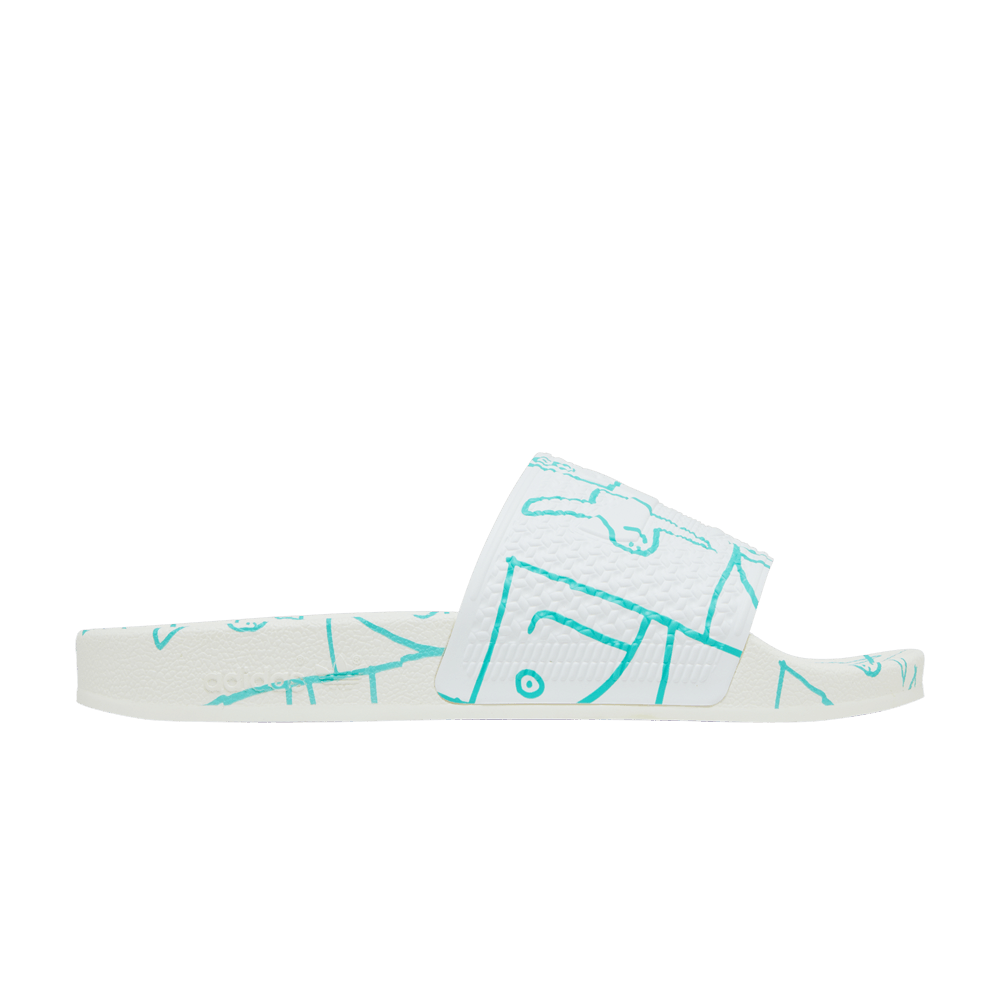 Mark Gonzales x adidas Shmoofoil Slide 'Allover Print'