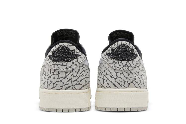 Кроссовки Air Jordan 1 Retro Low OG GS 'Black Cement'