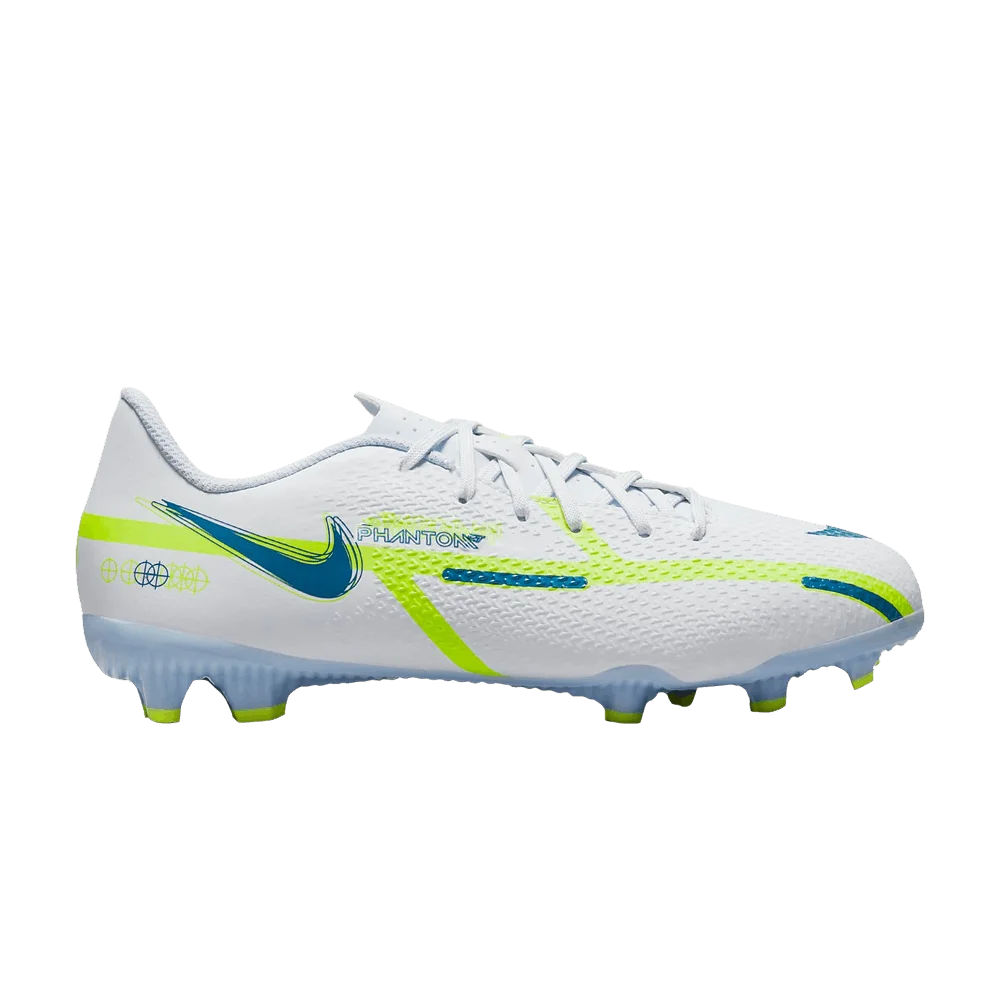 Кроссовки Nike Phantom GT2 Academy MG GS 'Grey Dark Marina Blue'