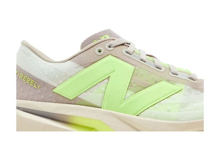 Кроссовки New Balance Wmns FuelCell Rebel v4 'Moonrock Bleached Lime Glo'