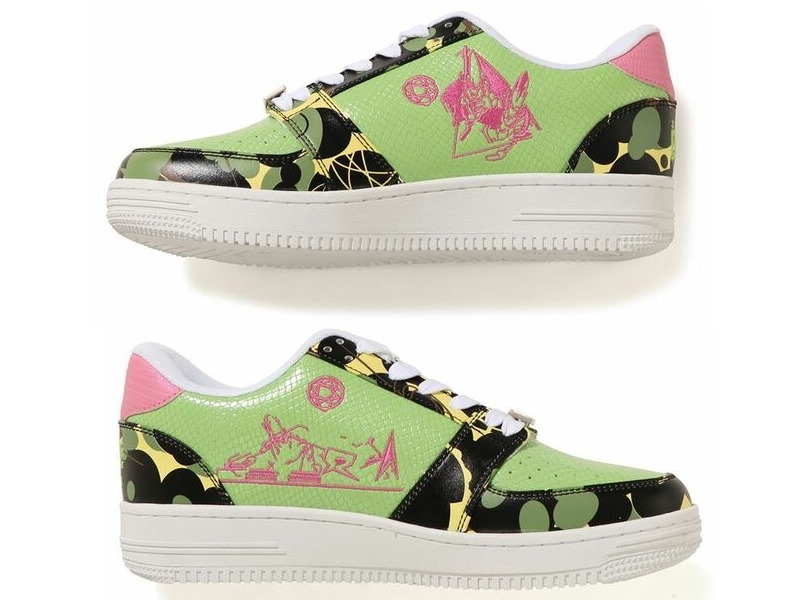 Кроссовки Mo’ Wax x Unkle x A Bathing Ape Bape Bapesta M2 Low Original Headz