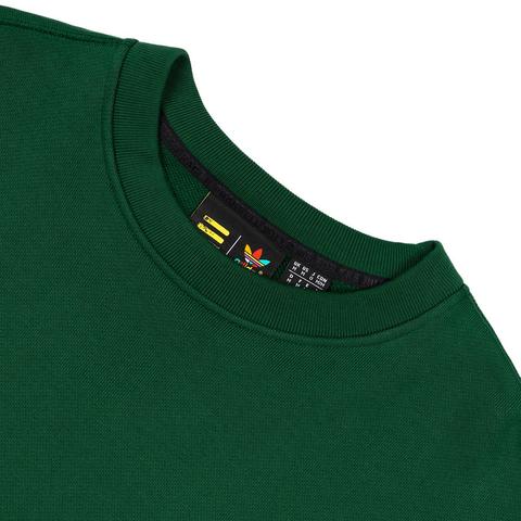 Свитшот adidas Pharrell Williams Basics Crewneck Sweatshirt Dark Green