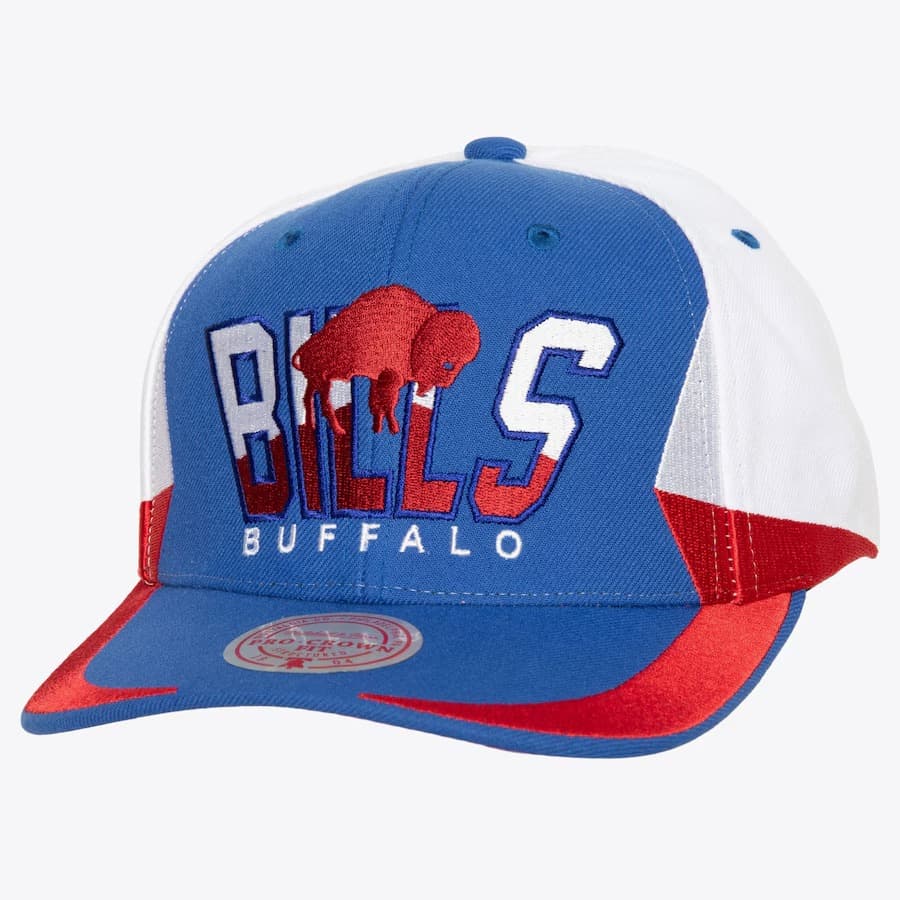 Бейсболка Mitchell & Ness Royal Buffalo Bills Retrodome Pro Snapback Hat