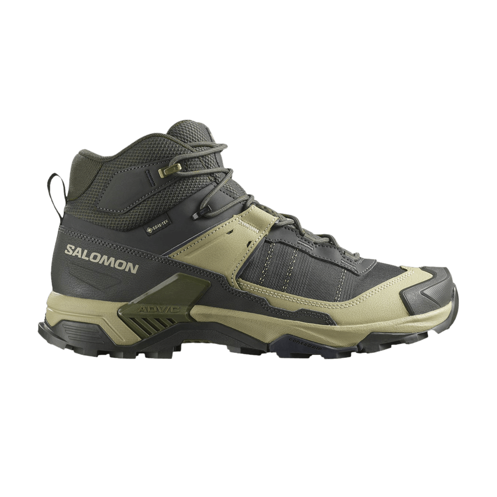 Кроссовки Salomon X Ultra 5 Mid GORE-TEX 'Peat Grey Green'