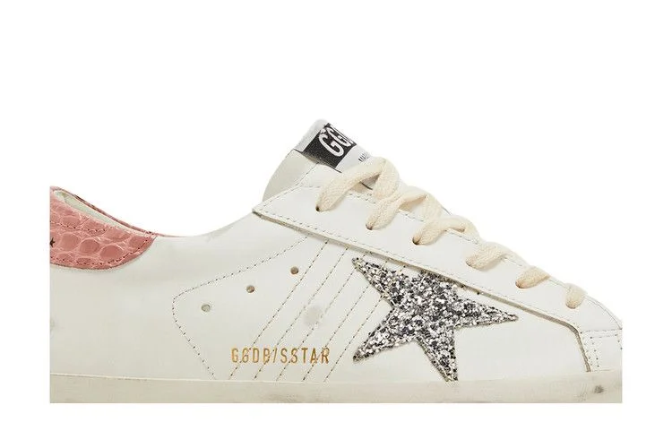Кроссовки Golden Goose Wmns Superstar 'White Silver Pink'