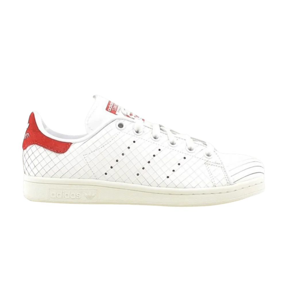 Krossovki-Adidas-Wmns-Stan-Smith-Sliced-White-Red